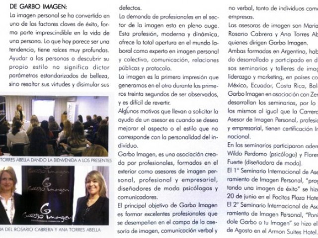 De Fiesta Magazine, Setiembre 2009