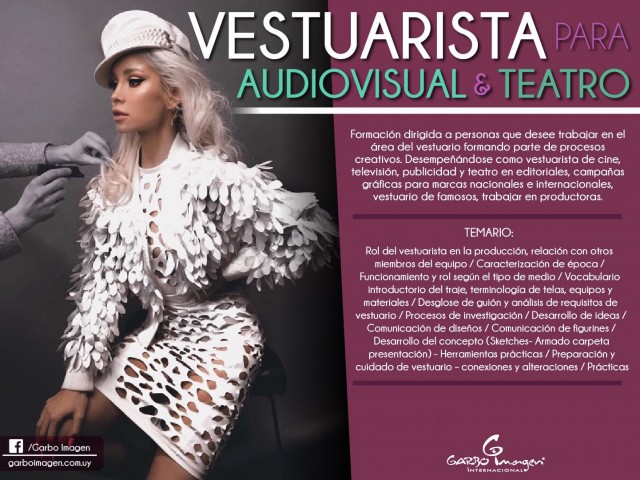 Vestuarista para audiovisual y teatro